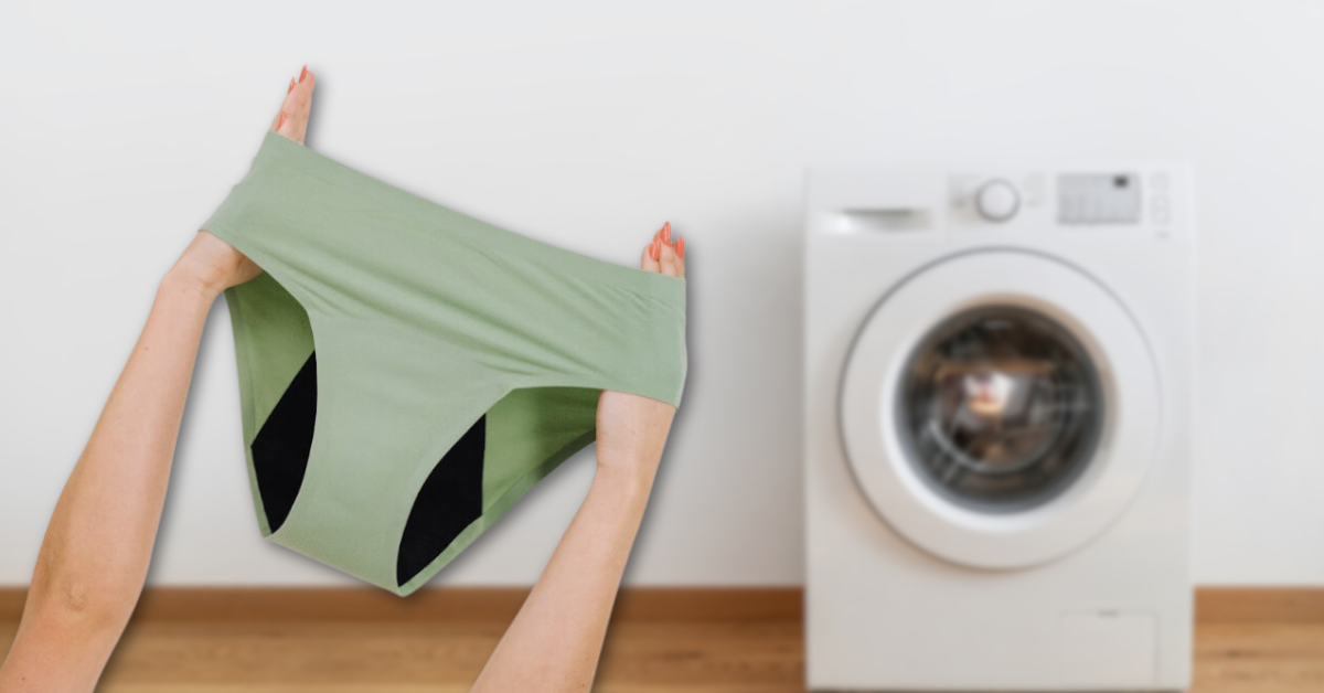 Menstruationstrusser, let at vaske, vaskemaskine