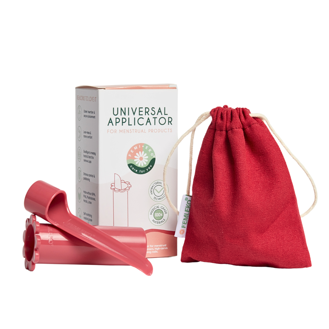 Universeller Menstruationsapplikator  Einfach & Hygienisch  Femi.Eko
