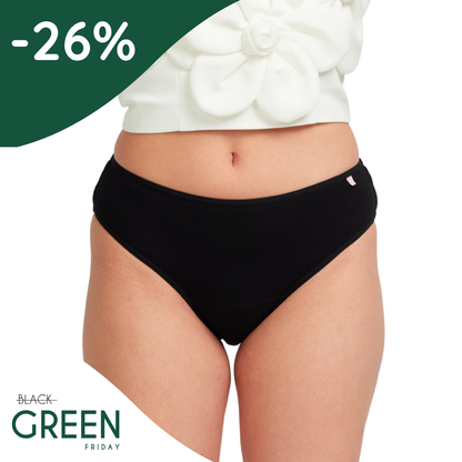 AVA menstrual panties | Brazilian | Black