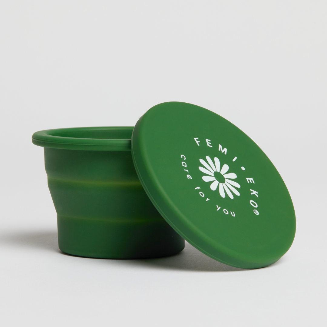 silikone desinfektionskop til menstruationskop og disk | silicone sterilizer cup for menstrual cup and disc