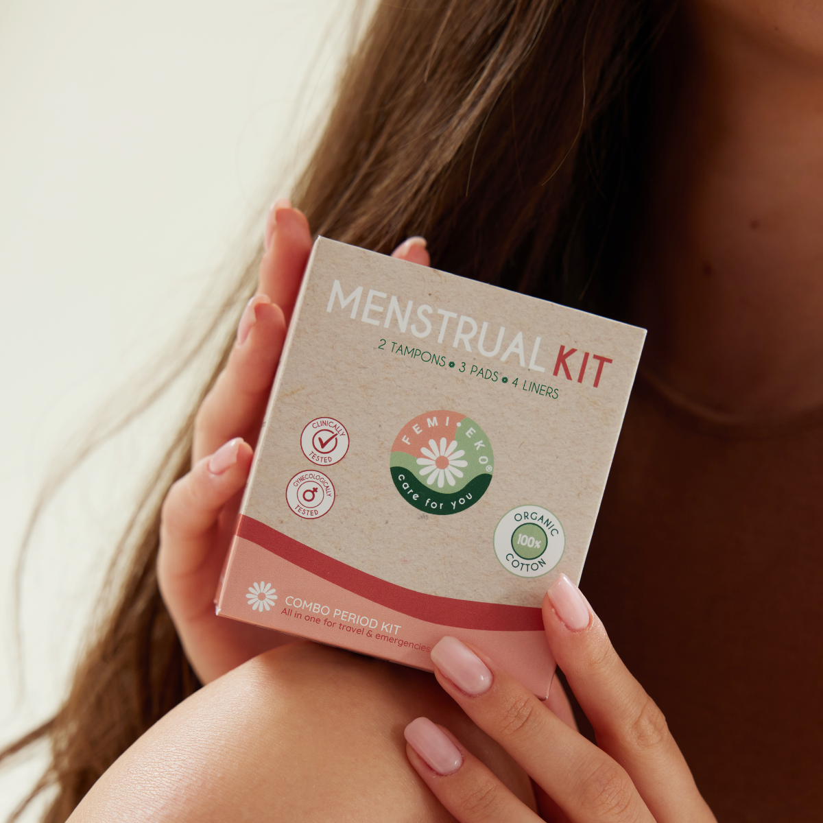 Bio-Menstruationsset | Mischung aus Einwegprodukten
