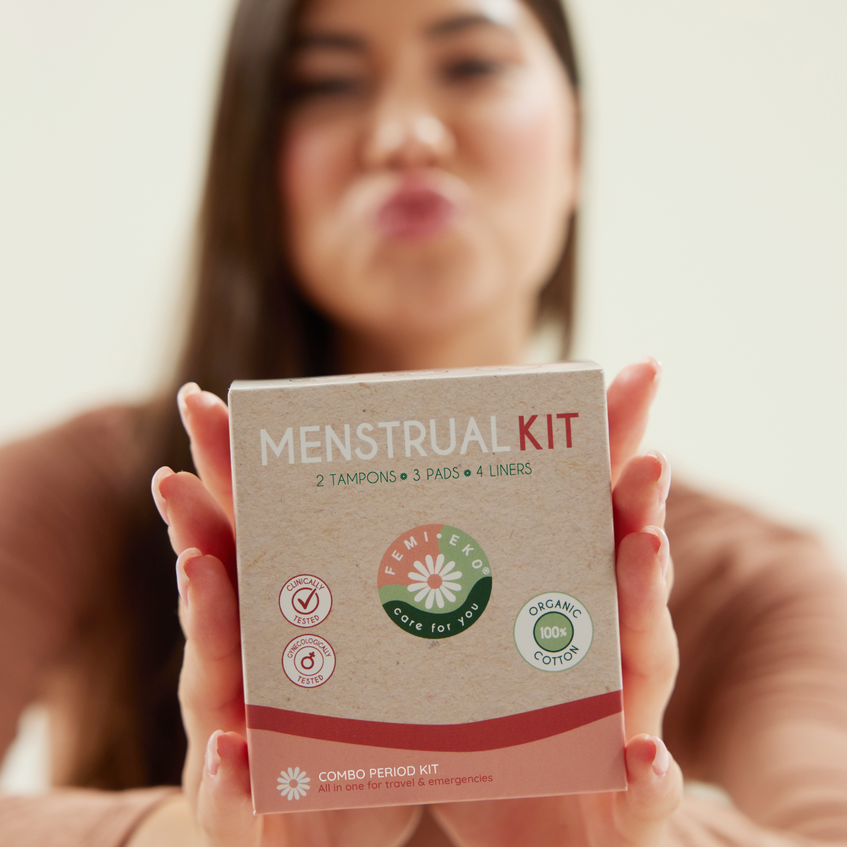 Bio-Menstruationsset | Mischung aus Einwegprodukten