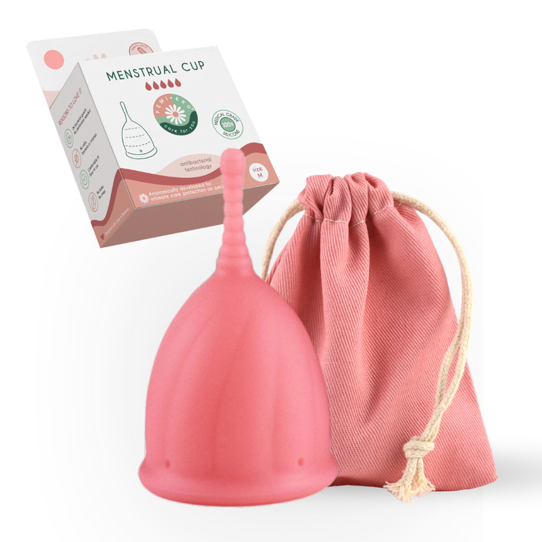Safe | Menstruationstasse | Größe M | Pink