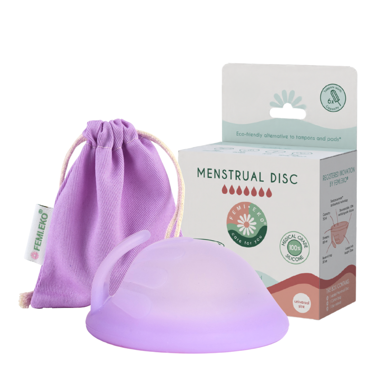 Safe Universal | Menstruationsscheibe | Antibakteriell | Lila
