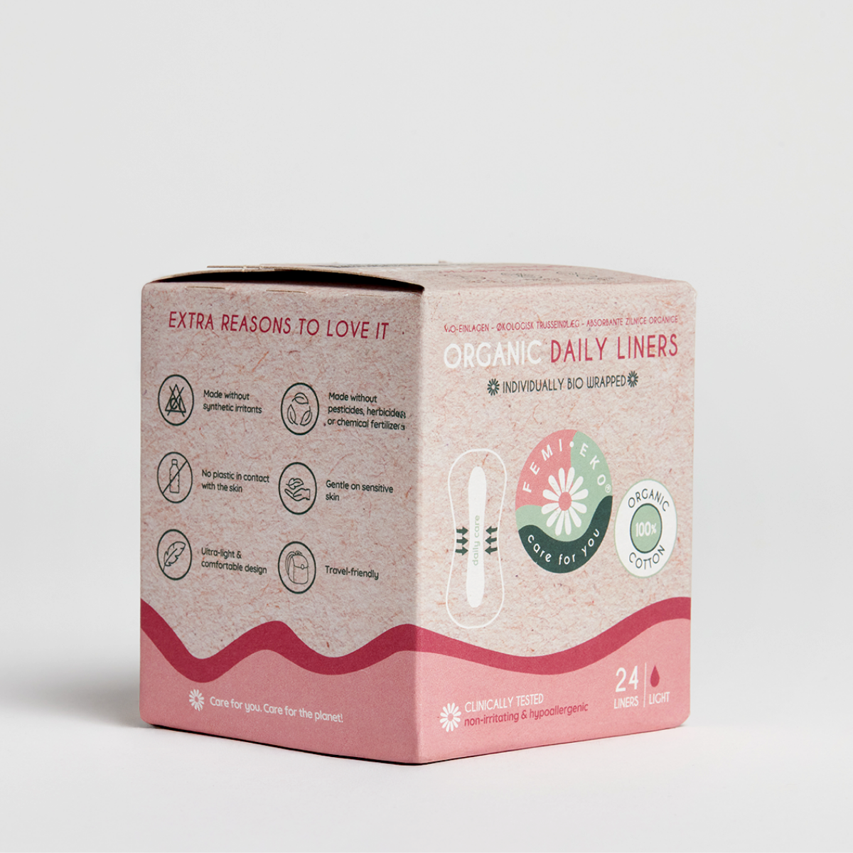 Slipeinlagen aus Bio-Baumwolle | Ultra Liners | 24 Stück