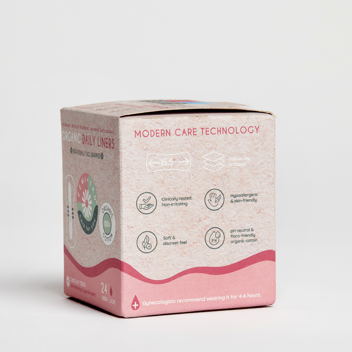 Slipeinlagen aus Bio-Baumwolle | Ultra Liners | 24 Stück