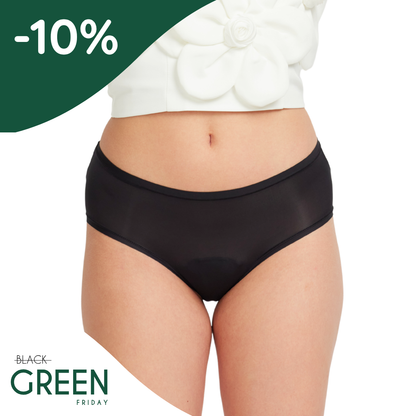 Flex | Periodenunterwäsche | Größe 4-in-1 | Schwarz