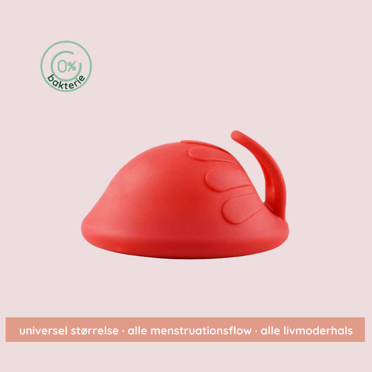 Universal Safe Menstrual Disc | Antibacterial | Red