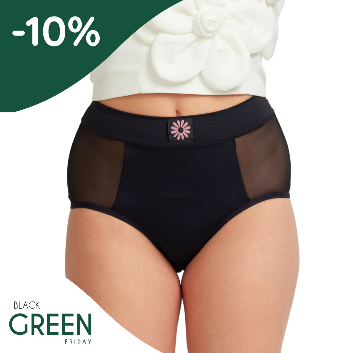 Nanna Periodenunterwäsche | Schwarz