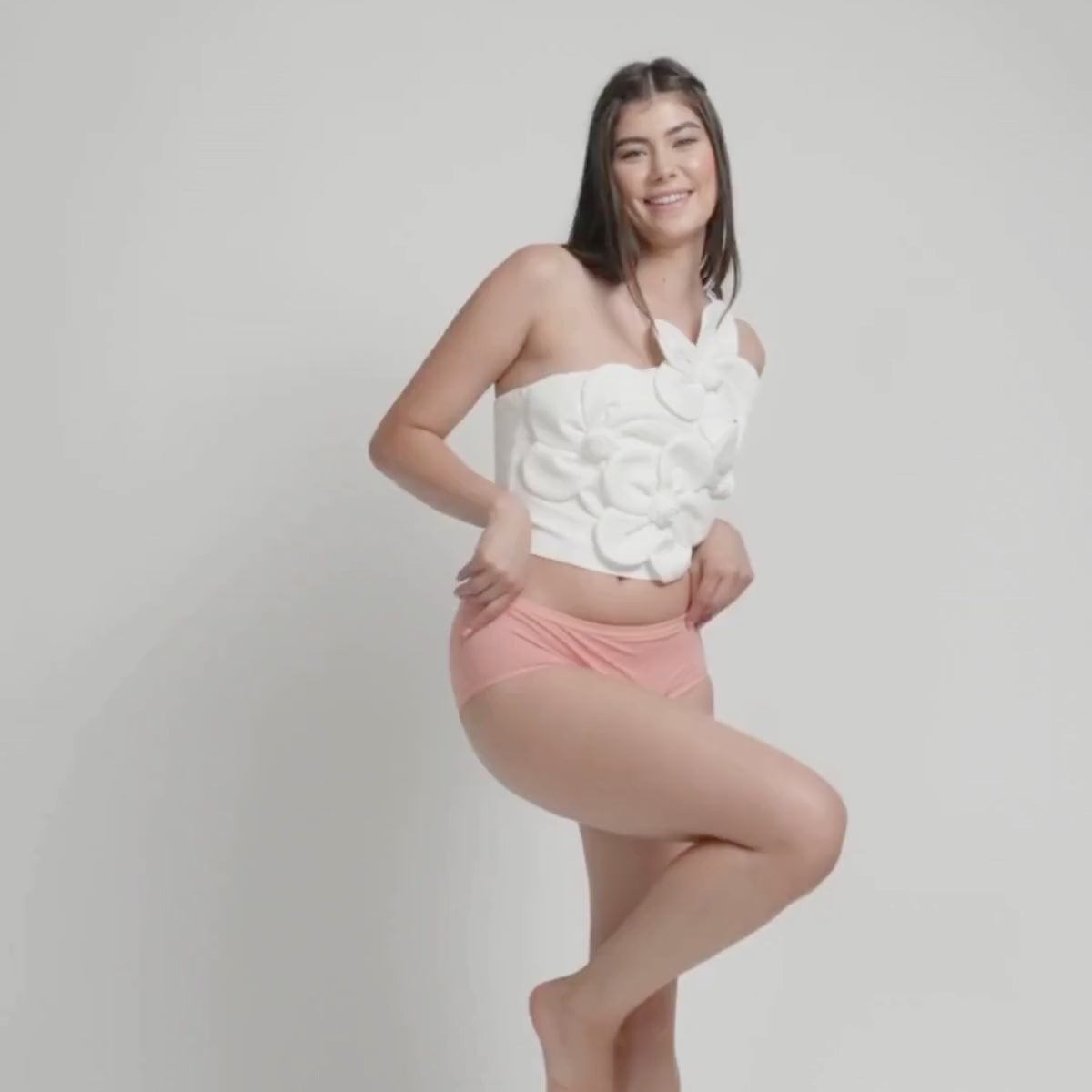 Video laden: Femieko Ida pink menstruationstrusser kraftig menstruation – heavy flow period underwear pink - video