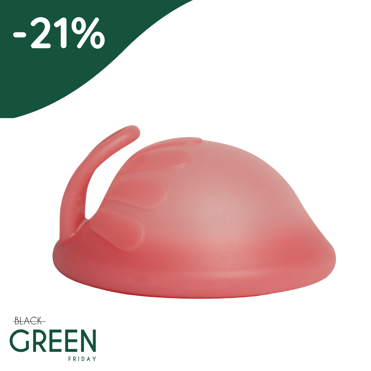 Universal Safe Soft Menstrual Disc | Antibacterial | Pink